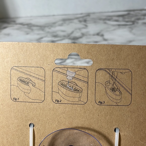 Rae Dunn clean caddy, suction cup attached to sink to clean knives, silverware - Picture 4 of 4